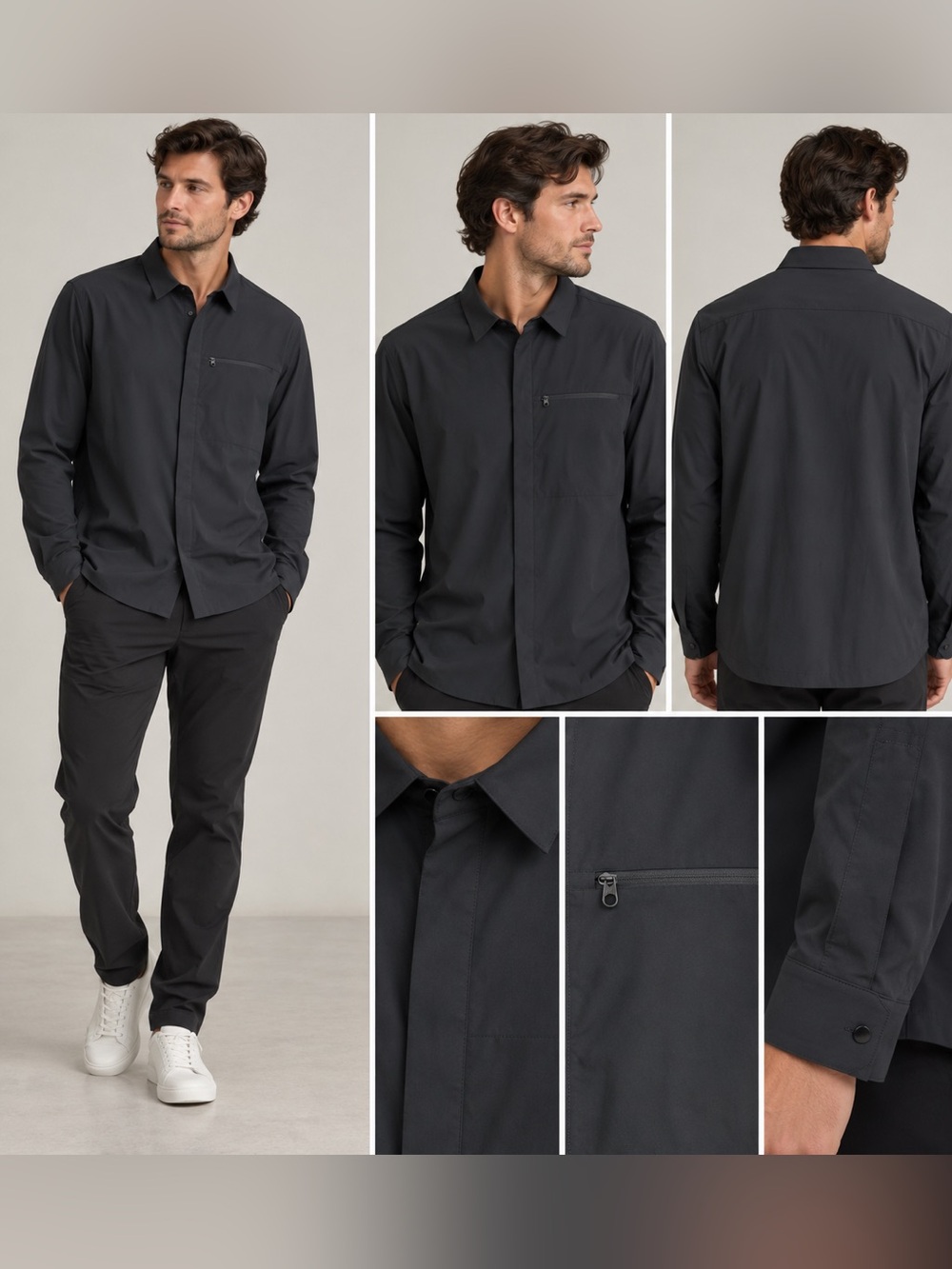Arc’teryx Skyline Long Sleeve Shirt Black Men’s XL